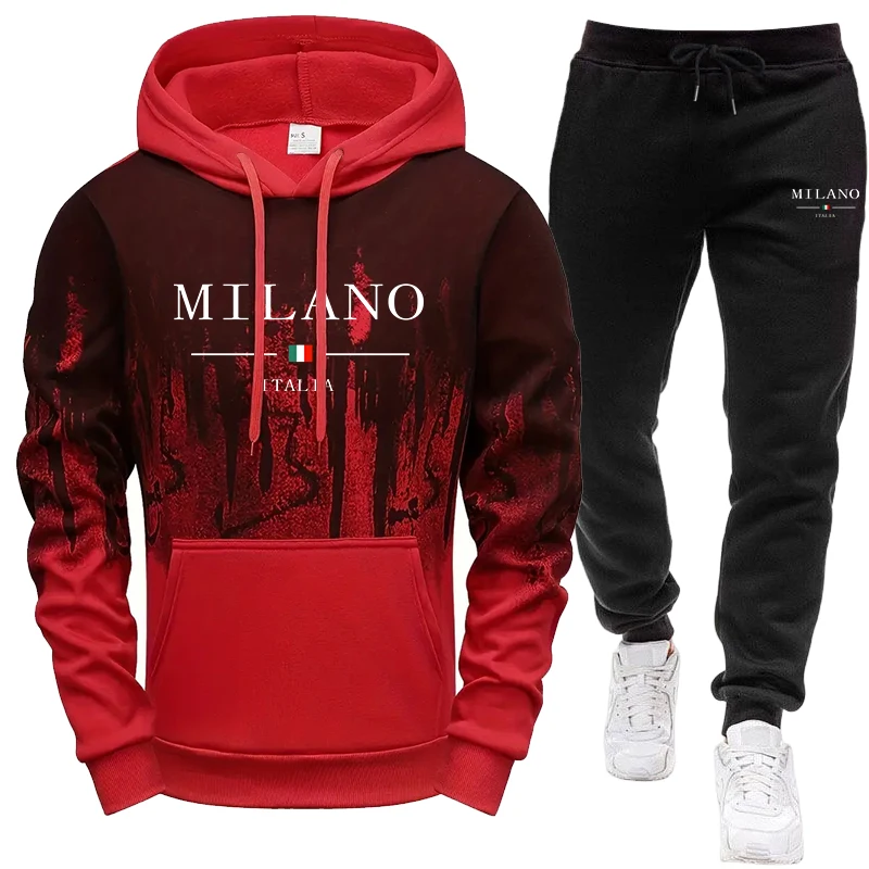 Setelan Pria/Hoodie/Celana Mus - Men'S Fashion Hoodie ulasan dan harga
